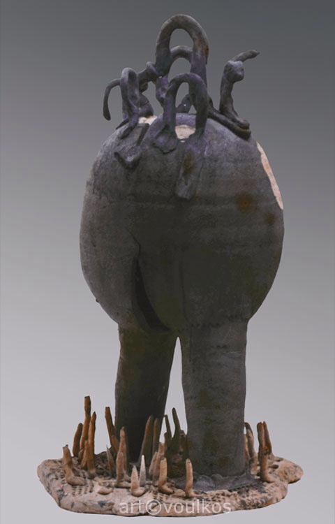 Voulkos Covered Jar